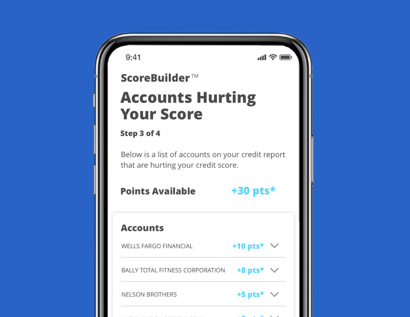 credit score builder and monitoring app